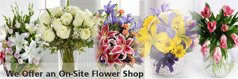 We Offer an On-Site Flower Shop