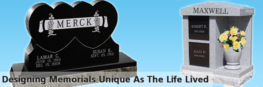 Designing monuments, unique as the life lived Designing monuments, unique as the life lived